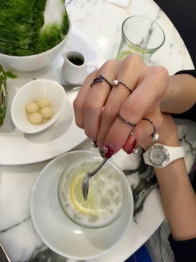 「wearsg」｜「アイテム（アクセサリー）」を使った、tangersさん（レディース・163cm）の春コーディネート