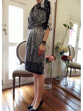 「wearsg」｜「アイテム（ワンピース）」を使った、tangersさん（レディース・163cm）の春コーディネート