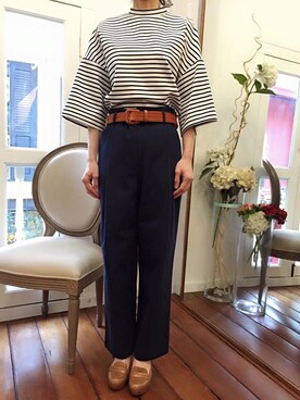 「tangers（タンガー）のアイテム」を使った、tangersさん（レディース・163cm）の春コーディネート