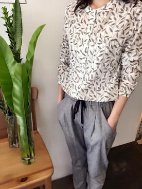 「wearsg」｜「アイテム（シャツ/ブラウス）」を使った、tangersさん（レディース・163cm）の春コーディネート
