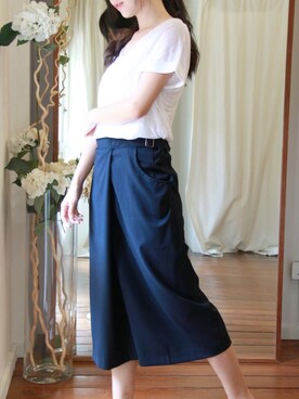 tangers｜tangers使用「tangers（Buckle Foldover Gaucho Pants）」的時尚穿搭