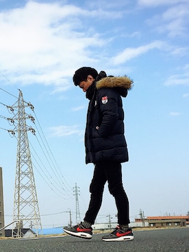 「PUFFA（パッファ）のアイテム」を使った、k!o!👶👶さん（メンズ・171cm）の冬コーディネート