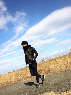「みどり」｜「アイテム（その他）」を使った、k!o!👶👶さん（メンズ・171cm）の冬コーディネート
