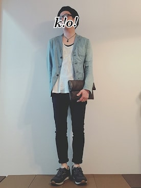 「GUY ROVER（ギローバー）のアイテム（ジャケット/アウター）」を使った、k!o!👶👶さん（メンズ・171cm）の春コーディネート