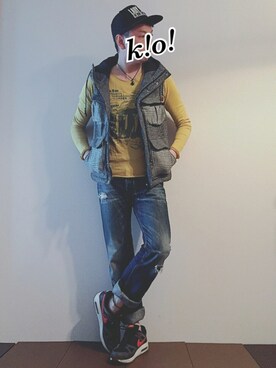 「SEEth（シース）のアイテム」を使った、k!o!👶👶さん（メンズ・171cm）の春コーディネート