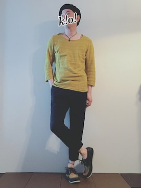 k!o!👶👶さん（メンズ・171cm）の春コーディネート