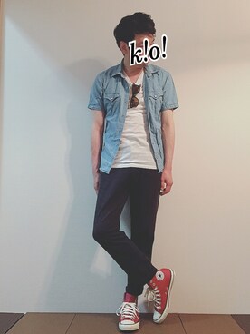 k!o!👶👶さん（メンズ・171cm）の春コーディネート