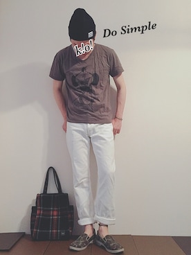 「Oasis（オアシス）のアイテム」を使った、k!o!👶👶さん（メンズ・171cm）の夏コーディネート