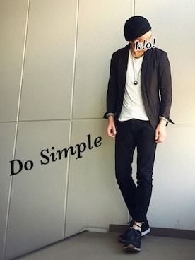 「ベレー帽推奨委員会」｜k!o!👶👶さん（メンズ・171cm）の秋コーディネート