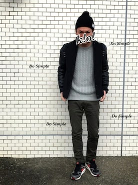「JOURNAL STANDARD（ジャーナルスタンダード）のアイテム（スタジャン）」を使った、k!o!👶👶さん（メンズ・171cm）の秋コーディネート