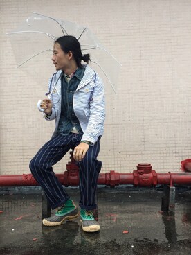 「BEAMS BOY（ビームスボーイ）のアイテム（ジャケット/アウター）」を使った、caifenglaoさん（メンズ・165cm）の冬コーディネート