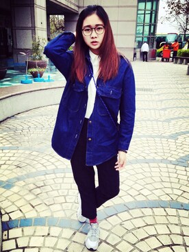 盧顯真さんのコーディネート