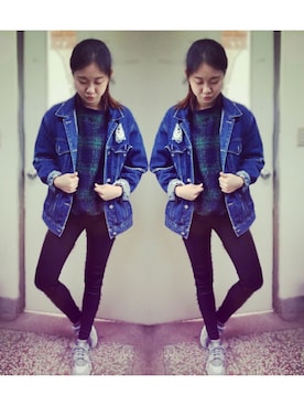 盧顯真さんのコーディネート