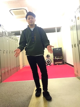 「MANASTASH（マナスタッシュ）のアイテム（その他トップス）」を使った、m.sn8さん（メンズ・163cm）の秋コーディネート