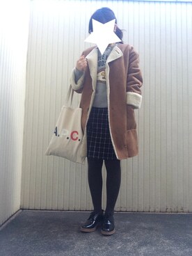 さおさん（レディース・153cm）の冬コーディネート