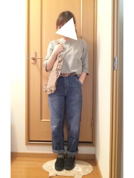 「RCWB（アールシーダブリュービー）のアイテム（パンツ）」を使った、さおさん（レディース・153cm）の夏コーディネート