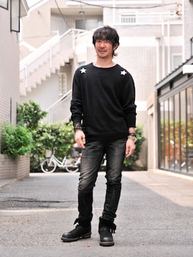 「glamb先行予約」｜【glamb】多久和 直利さん（メンズ・170cm）の夏コーディネート