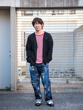 「GLAMB by glamb（グラムバイグラム）のアイテム（トップス）」を使った、【glamb】多久和 直利さん（メンズ・170cm）の冬コーディネート