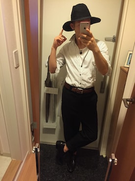 「ｎ’Or（ノアール）のアイテム（パンツ）」を使った、GoUさん（メンズ・163cm）の秋コーディネート