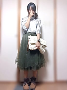 「KC,s（ケイシーズ）のアイテム」を使った、Mai さん（レディース・152cm）の秋コーディネート