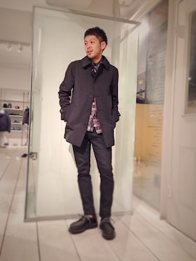 「MofM(manofmoods)（マンオブムーズ）のアイテム（ナイロンジャケット）」を使った、FACTOTUM_asanumaさん（メンズ・173cm）の秋コーディネート