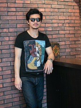 【glamb】田上翔さん（メンズ・173cm）の春コーディネート