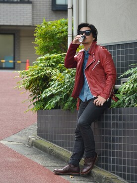 【glamb】田上翔さん(メンズ・173cm)の秋コーディネート