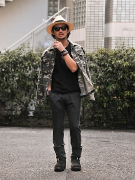「glamb先行予約」｜【glamb】田上翔さん（メンズ・173cm）の冬コーディネート