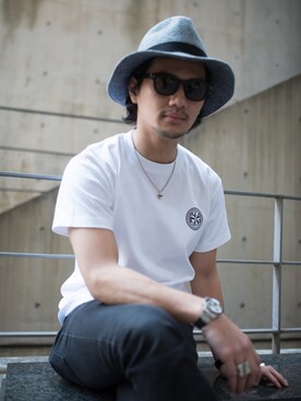 「glamb（グラム）のアイテム（アナログ腕時計）」を使った、【glamb】田上翔さん（メンズ・173cm）の春コーディネート