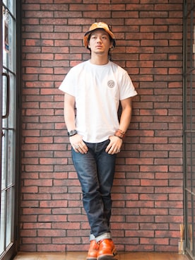 【glamb】田上翔さん（メンズ・173cm）の夏コーディネート