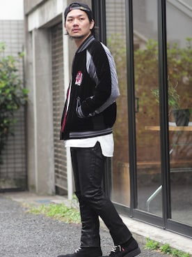 【glamb】田上翔さん（メンズ・173cm）の夏コーディネート