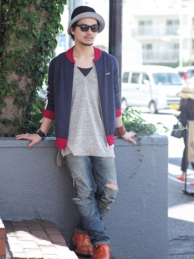 【glamb】田上翔さん(メンズ・173cm)の夏コーディネート