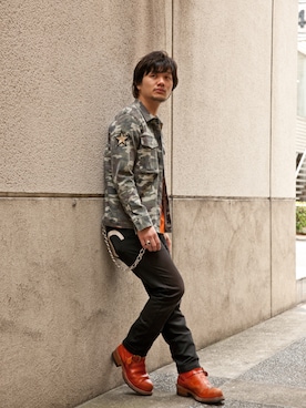 【glamb】田上翔さん（メンズ・173cm）の夏コーディネート