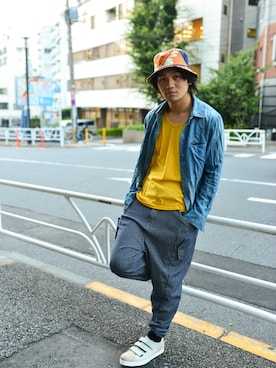 【glamb】田上翔さんのコーディネート