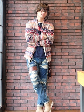 【glamb】田上翔さんのコーディネート