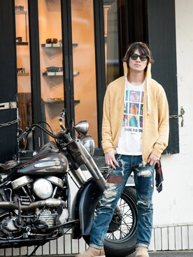 【glamb】田上翔さんのコーディネート