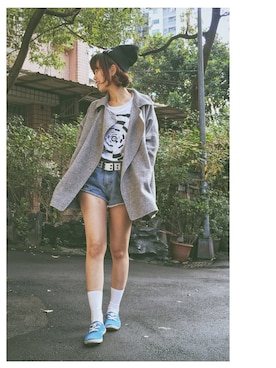 「Hush Puppies」｜miniswearさん（レディース・160cm）の冬コーディネート
