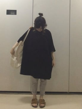 「COSMIC WONDER Light Source（コズミックワンダーライトソース）のアイテム（バッグ）」を使った、soccoさん（レディース・151cm）の夏コーディネート