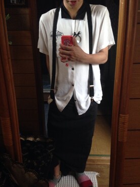 「ロングスカート」｜$hunさん（メンズ・156cm・10代）の夏コーディネート