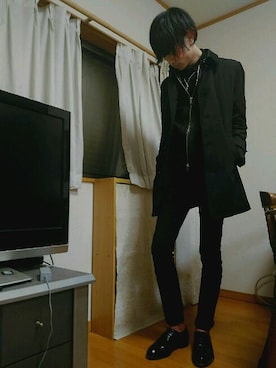 ふじたまさん（メンズ・178cm）の冬コーディネート