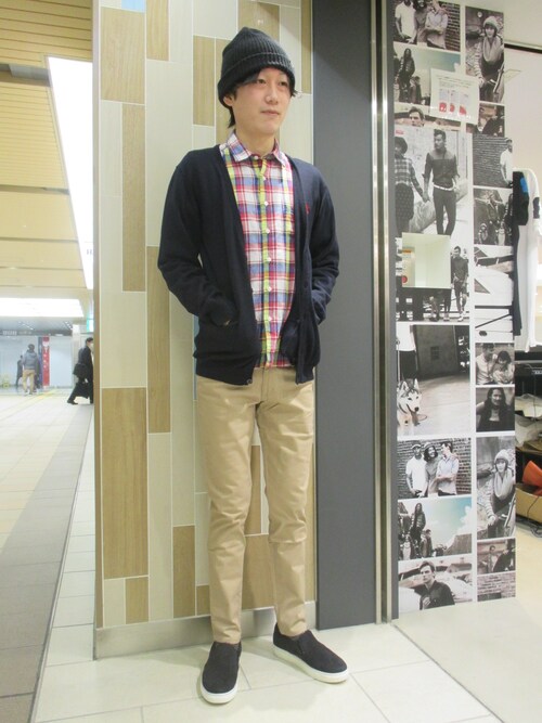 Giordano新大阪 Giordano メディオ新大阪店 Giordanoのカーディガンを使ったコーディネート Wear