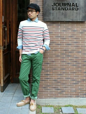 JOURNAL STANDARD EC担当さん（メンズ・173cm）の春コーディネート