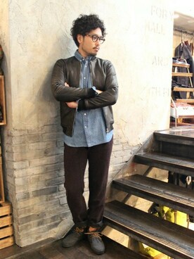 JOURNAL STANDARD EC担当さん（メンズ・173cm）の秋コーディネート