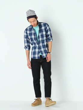 JOURNAL STANDARD EC担当さん（メンズ・178cm）の冬コーディネート