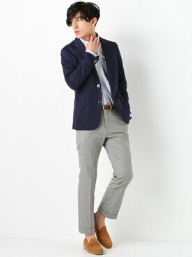 JOURNAL STANDARD EC担当さん（メンズ・179cm）の夏コーディネート