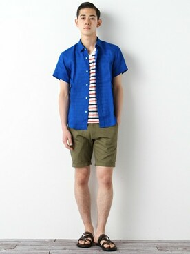 JOURNAL STANDARD EC担当さん（メンズ・178cm）の夏コーディネート
