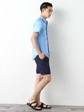 JOURNAL STANDARD EC担当さん（メンズ・178cm）の夏コーディネート