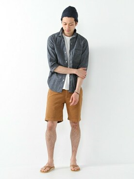JOURNAL STANDARD EC担当さん(メンズ・180cm)の夏コーディネート