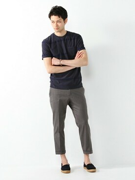 JOURNAL STANDARD EC担当さん（メンズ・180cm）の夏コーディネート