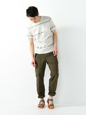 JOURNAL STANDARD EC担当さん（メンズ・180cm）の夏コーディネート